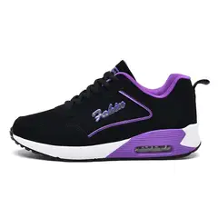 SHANDIAN - Zapatillas Plataforma Aire Mujer Negro