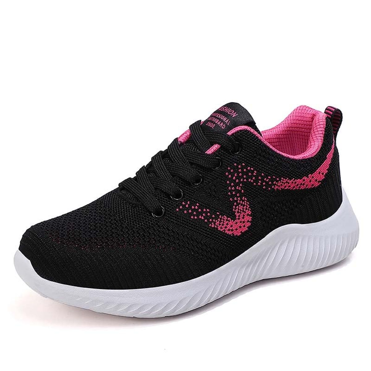 SHANDIAN - Zapatillas Running Mujer Rojo