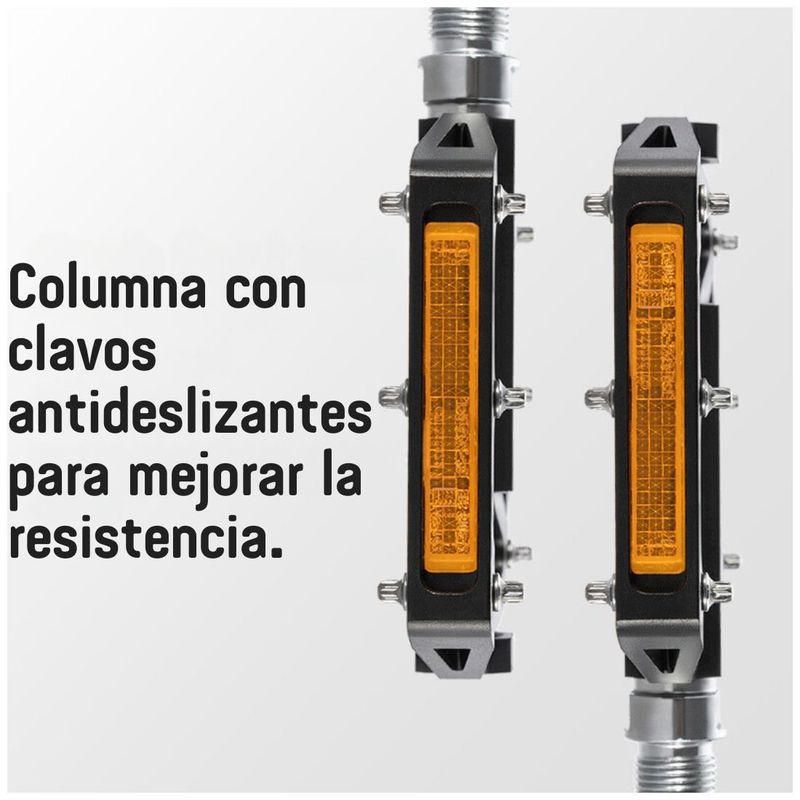 CASTLETEC - PEDALES UNIVERSALES DE BICICLETA EN ALUMINIO ROCKBROS K371