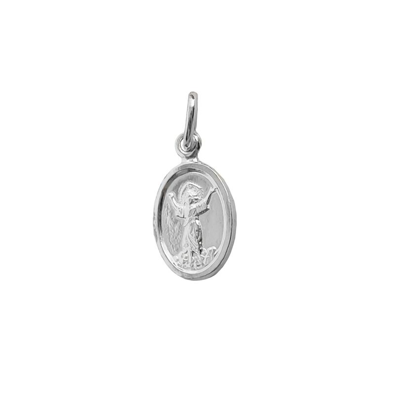 ANDREA COGGIOLA JOYAS - Colgante Medalla Divino Niño 9mm Plata Fina 925