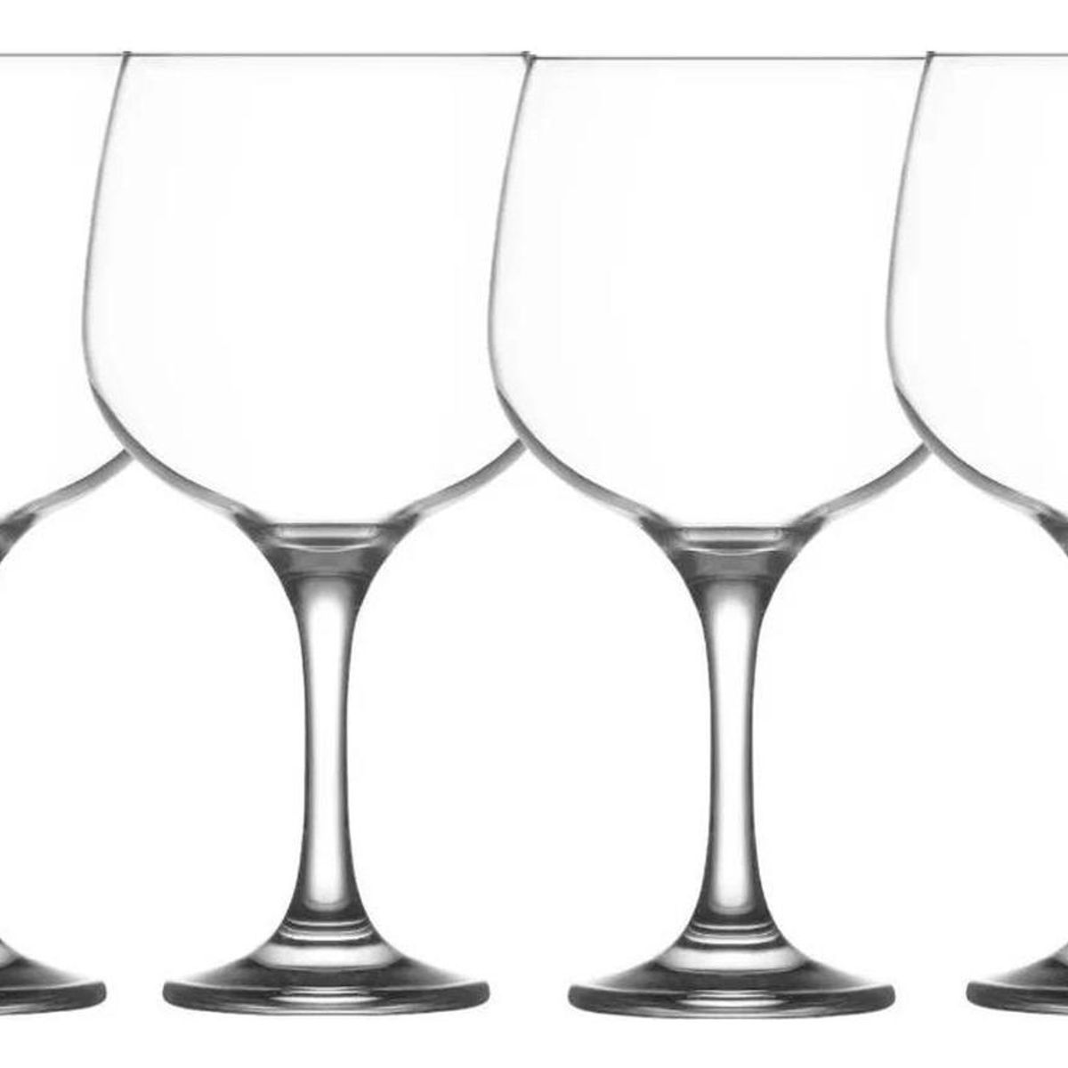 IMPORTCLICK - Set 4 Copas Gin Cóctel Vidrio 653 ML IMPORTCLICK