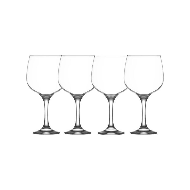IMPORTCLICK - Set 4 Copas Gin Cóctel Vidrio 653 ML IMPORTCLICK