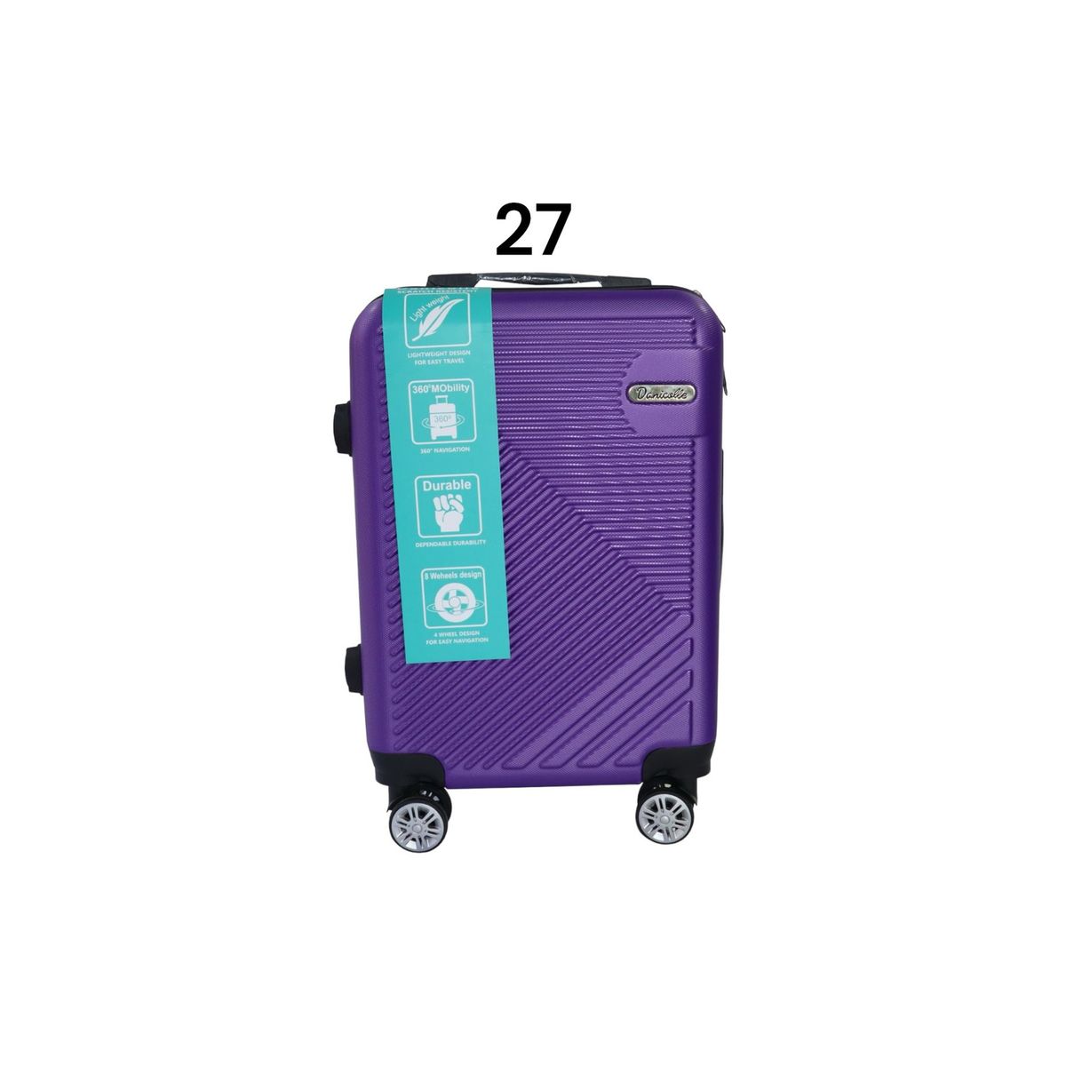 DINASTELLA - Maleta ABS JR1801 27 Morado