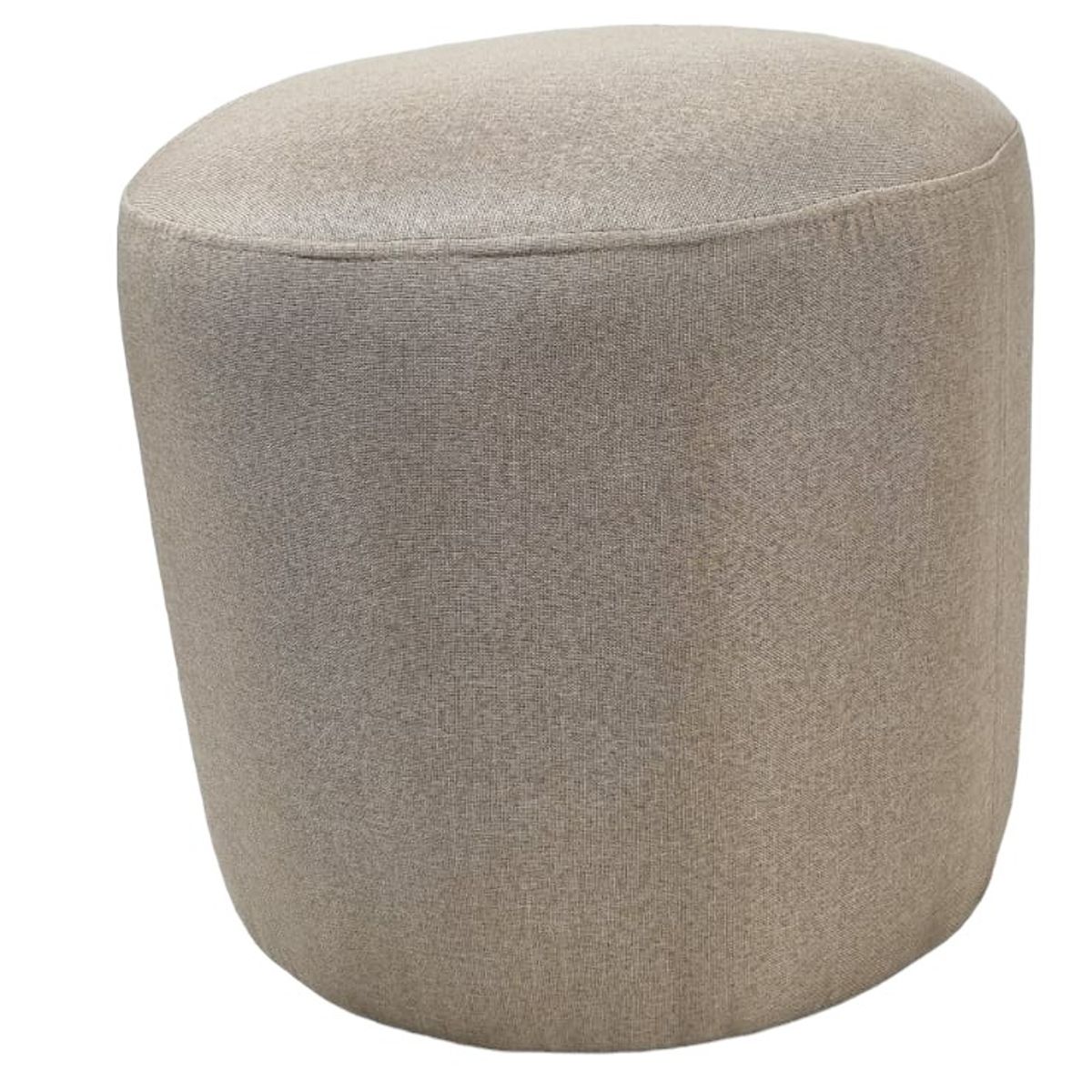 DISEÑOS VALESTRINI - POUF REDONDO LINO BEIGE