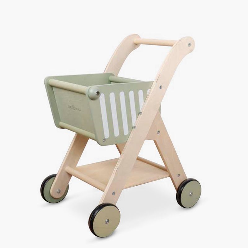 FORM DESIGN - Carro de Supermercado Infantil de Madera Nina Verde Form