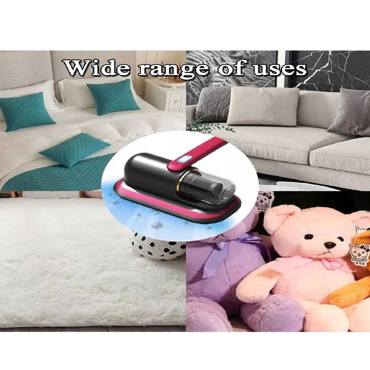 SHOP EHOME BAG - ASPIRADORA DE ACAROS LIMPIADOR DE COLCHONES Y SILLONES