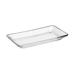 LIBBEY - Plato De Vidrio Rectangular 24cm Línea Tempo