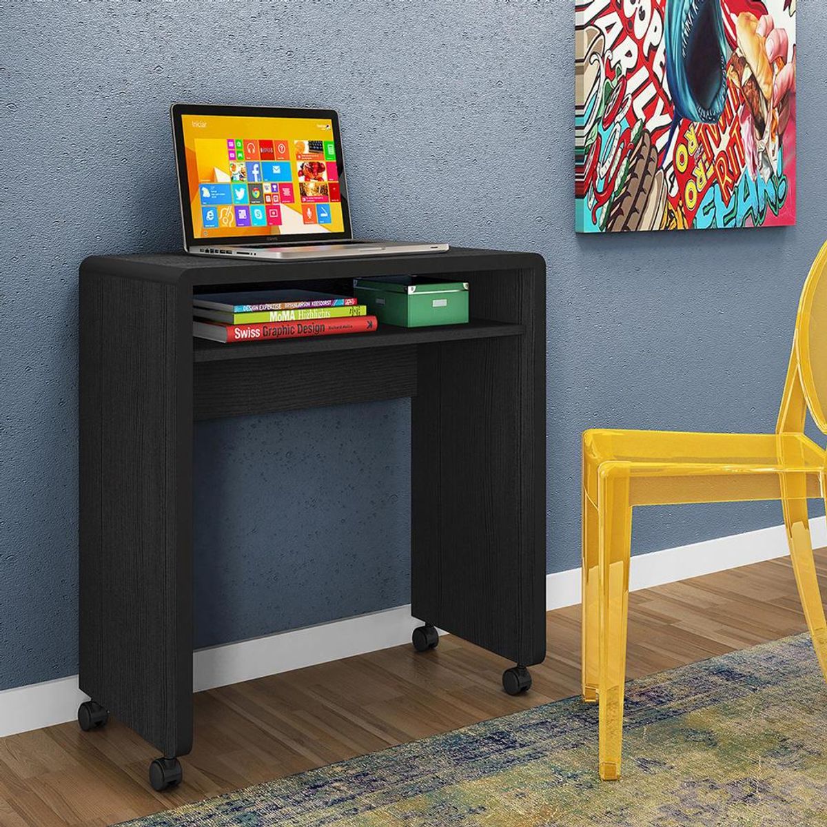 SPAZZIO - Escritorio Smille negro