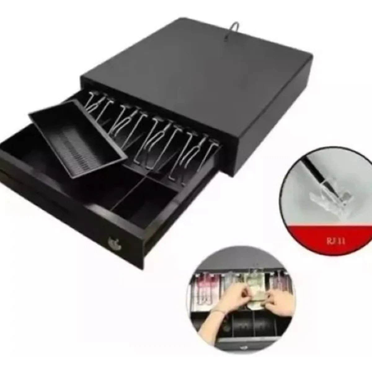 SHOP EHOME BAG - GAVETA ELECTRONICA CAJA DE DINERO 4 BILLETES