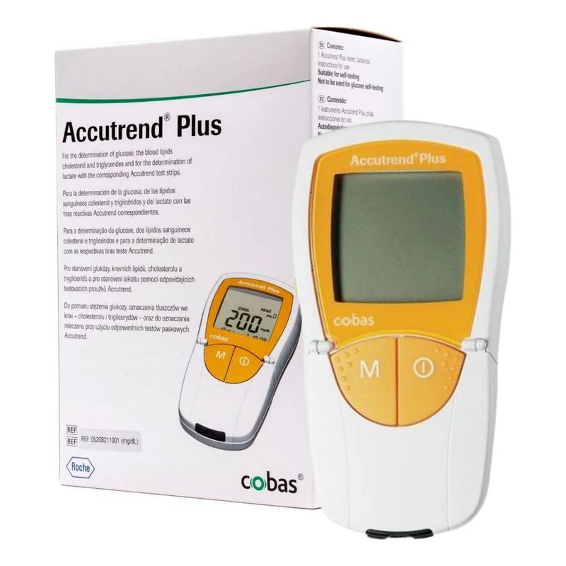 GENERICO - Accutrend Plus Medidor Colesterol Triglicéridos Lactato