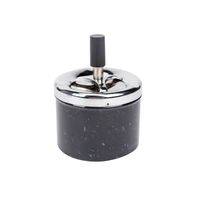 Cenicero de Metal Gris Plomo 9x7cm