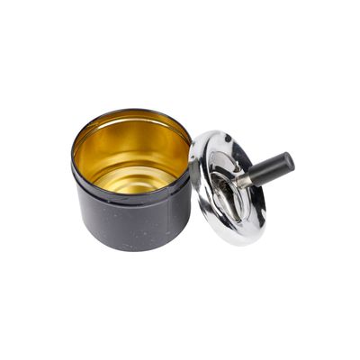 Imagen 2 del producto Cenicero de Metal Gris Plomo 9x7cm