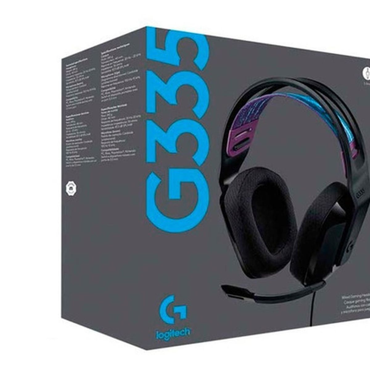 LOGITECH - Audífono Gamer Logitech Alambrico Modelo G335 Color Black