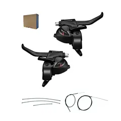 SHIMANO - Kit Manillas Cambio Freno Tourney 3x7v Der Izq