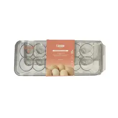 KEEP - Huevera Organizador 12 Huevos Con Tapa