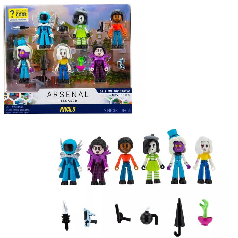 JAZWARES - Dev Series Set 6 Figuras Arsenal Reloaded Rivals