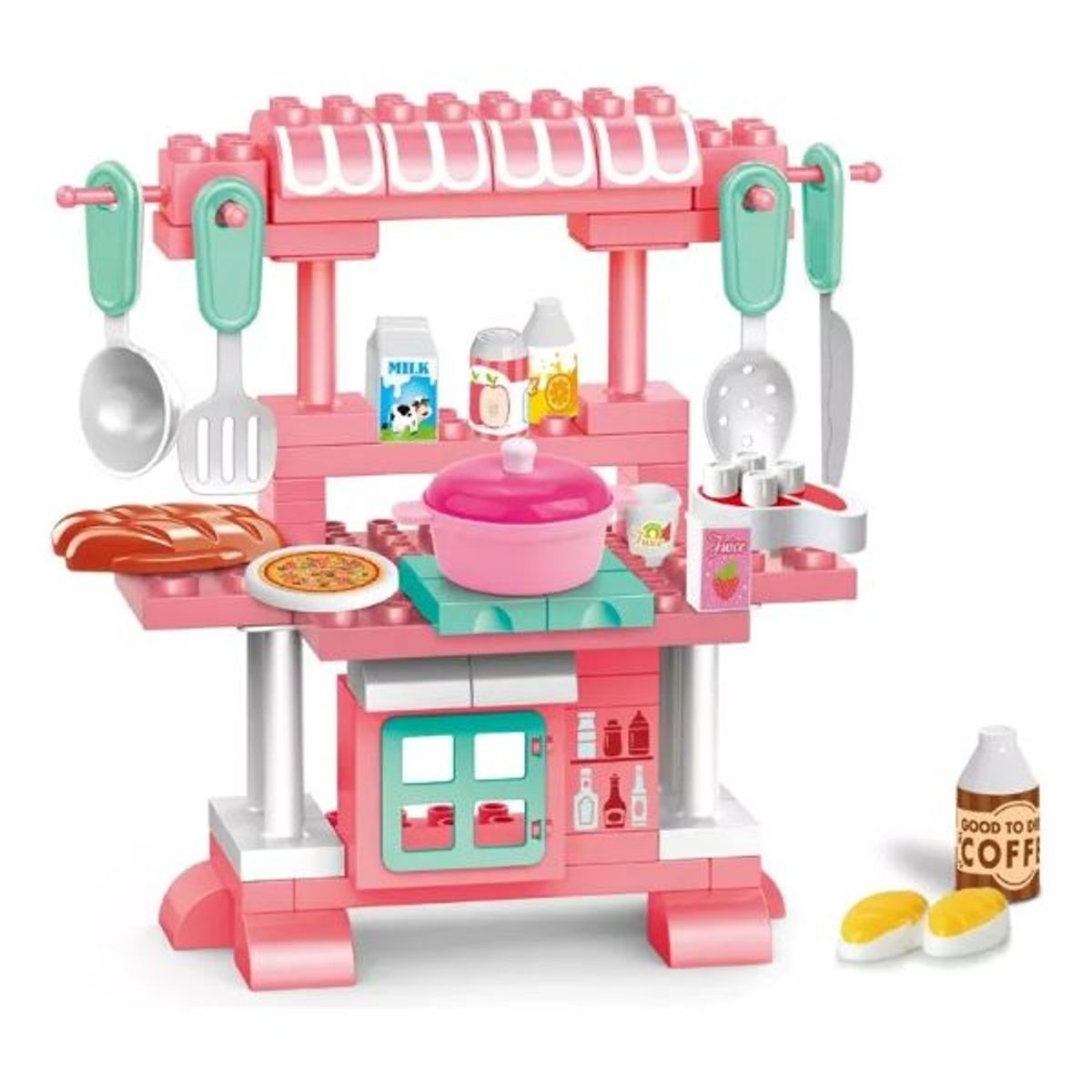 GENERICO - Juego Bloques Armable Didácticos Cocina