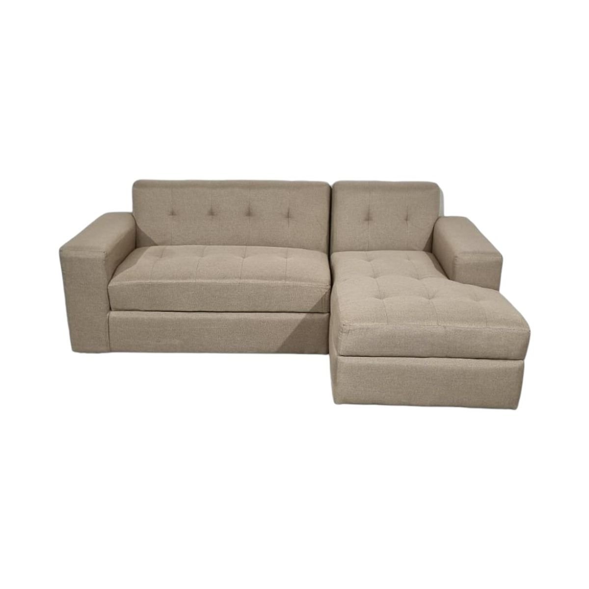 DISEÑOS VALESTRINI - SECCIONAL DERECHO LINO BEIGE