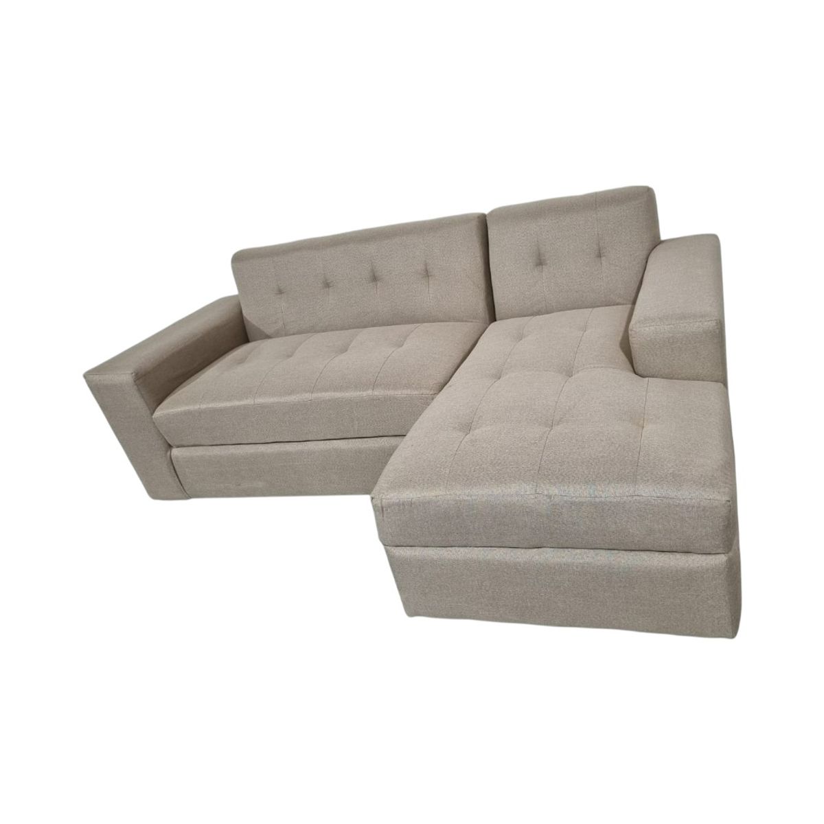 DISEÑOS VALESTRINI - SECCIONAL DERECHO LINO BEIGE