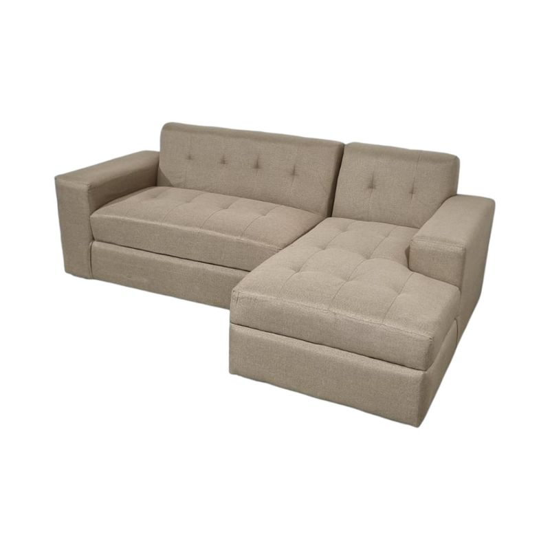 DISEÑOS VALESTRINI - SECCIONAL DERECHO LINO BEIGE