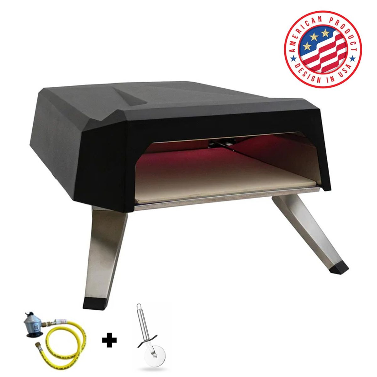 KING GRILL - Horno Pizza a Gas Kinggrill + Rodela