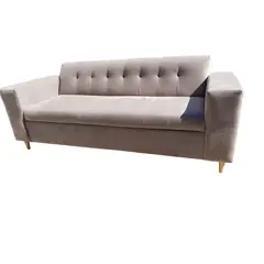 DISEÑOS VALESTRINI - SOFA TRES CUERPOS FELPA BEIGE