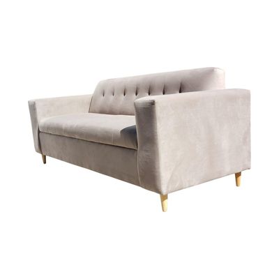 Imagen 2 del producto SOFA TRES CUERPOS FELPA BEIGE