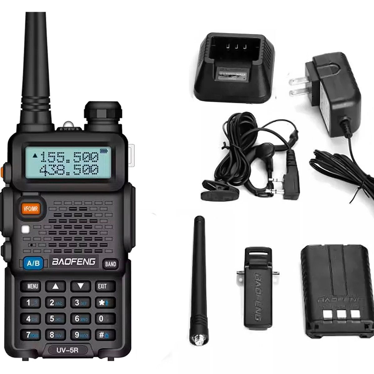 BAOFENG - Radio Transmisor Doble Canal Fm Walkie Talkie Baofeng