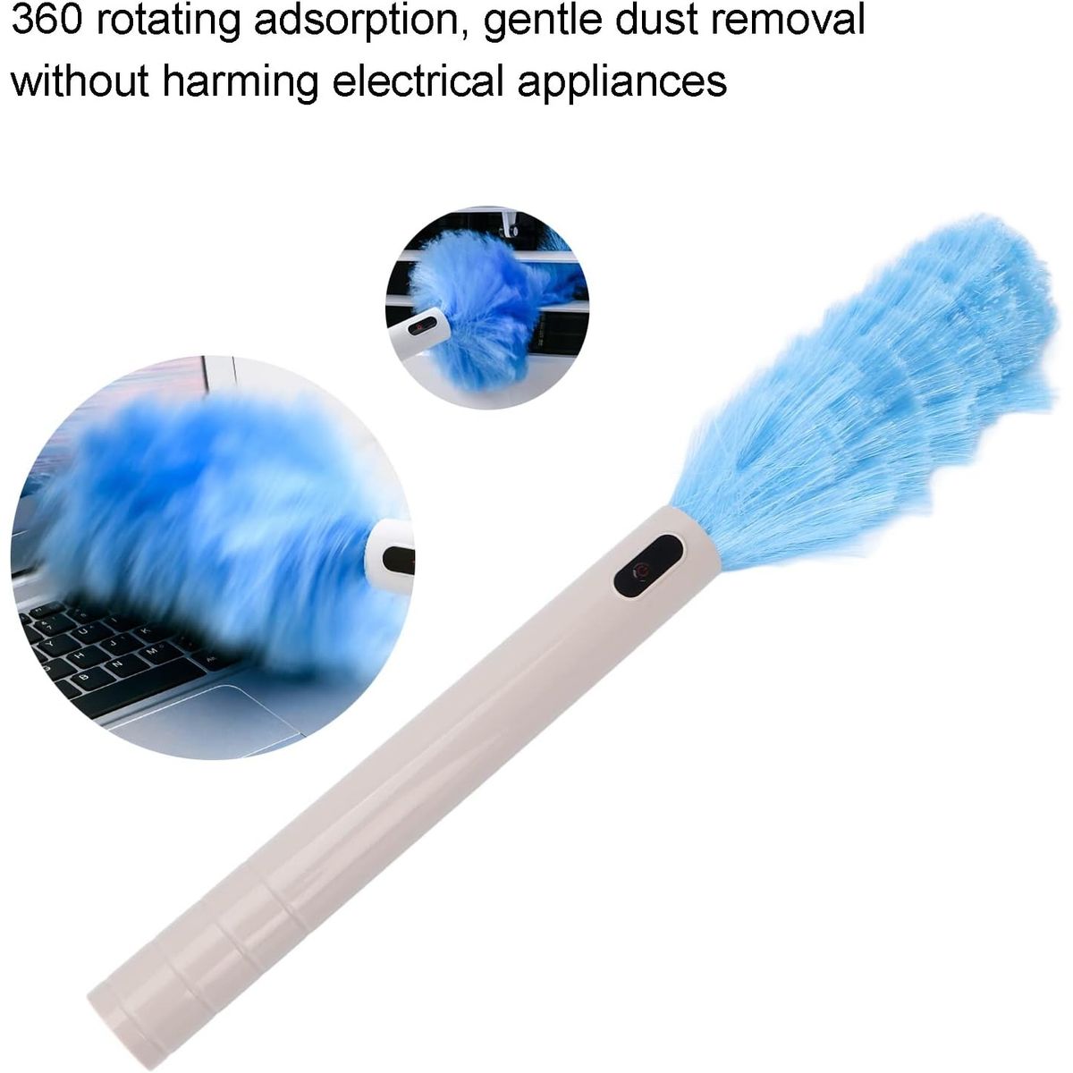 GENERICO - Plumero Microfibra Recargable Paño Limpieza