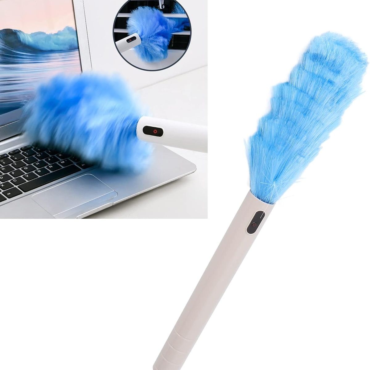 GENERICO - Plumero Microfibra Recargable Paño Limpieza