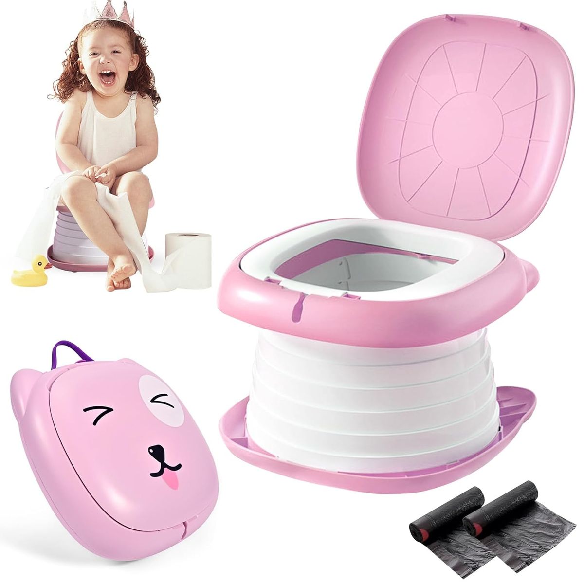 GENERICO - Pelela Baño Portatil Para Niños Aprendizaje Tipo Wc Infantil