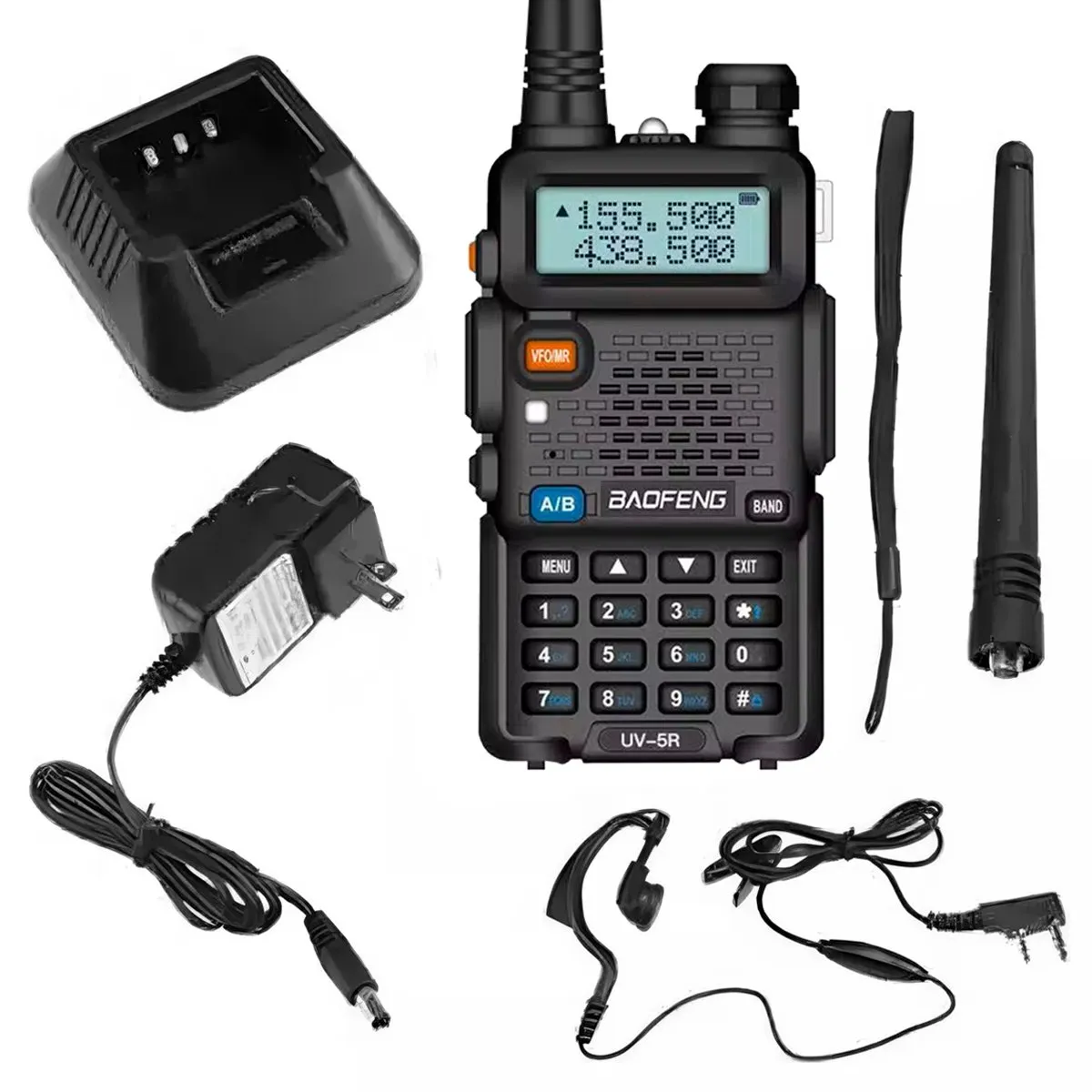 BAOFENG - 2 Radio Transmisor Doble Canal Fm Walkie Talkie Baofeng