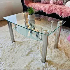 OEM - Mesa de Centro Vidrio Templado Rectangular 070 T