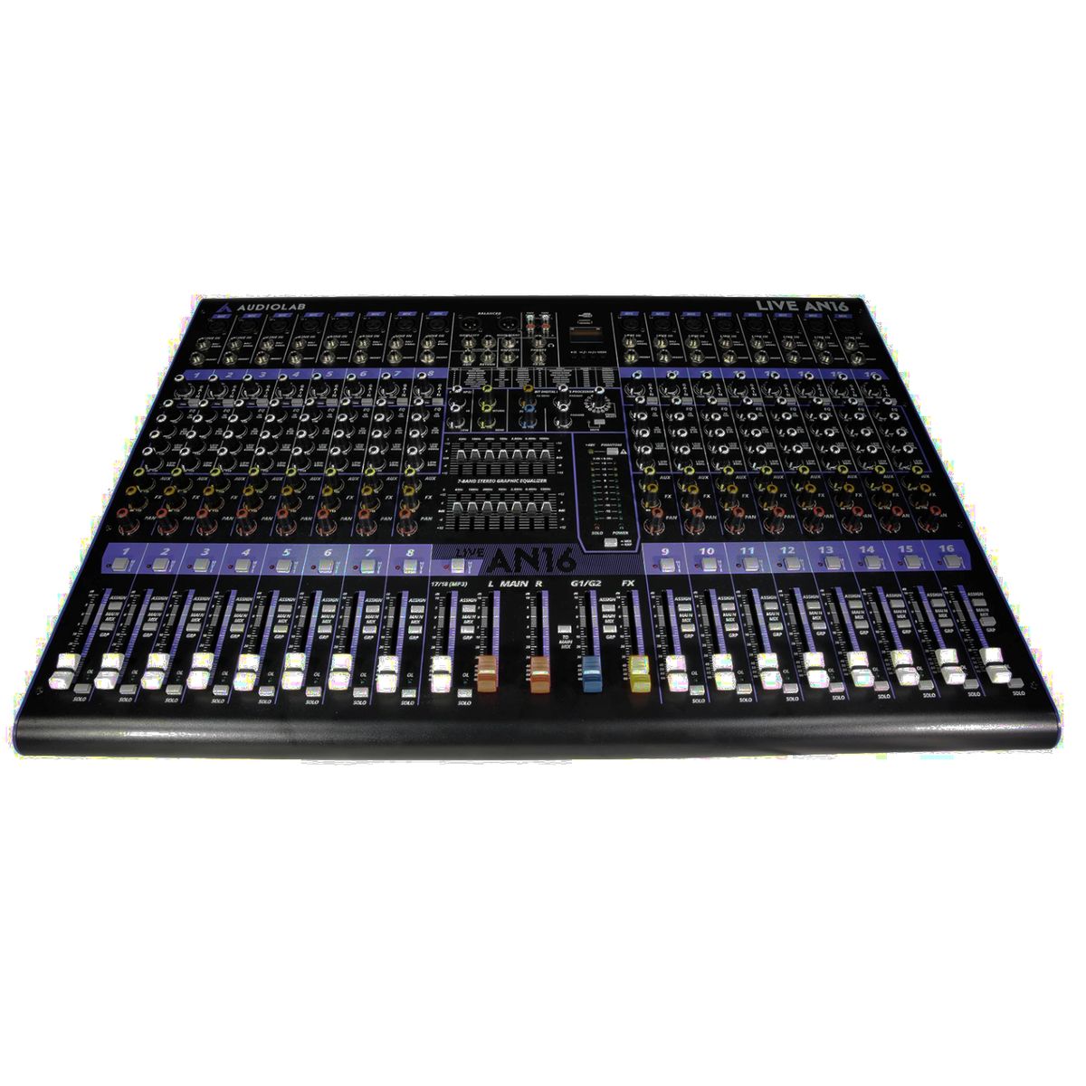 AUDIOLAB - Mezclador Analogo 16 Canales Profesional AudioLab Live AN16