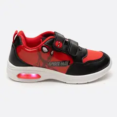 MARVEL - Zapatilla Con Luces Niño Amazing Spiderman Rojo