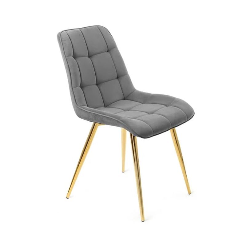 CORI CORI - Silla de Comedor Capitonne Top Gold Gris