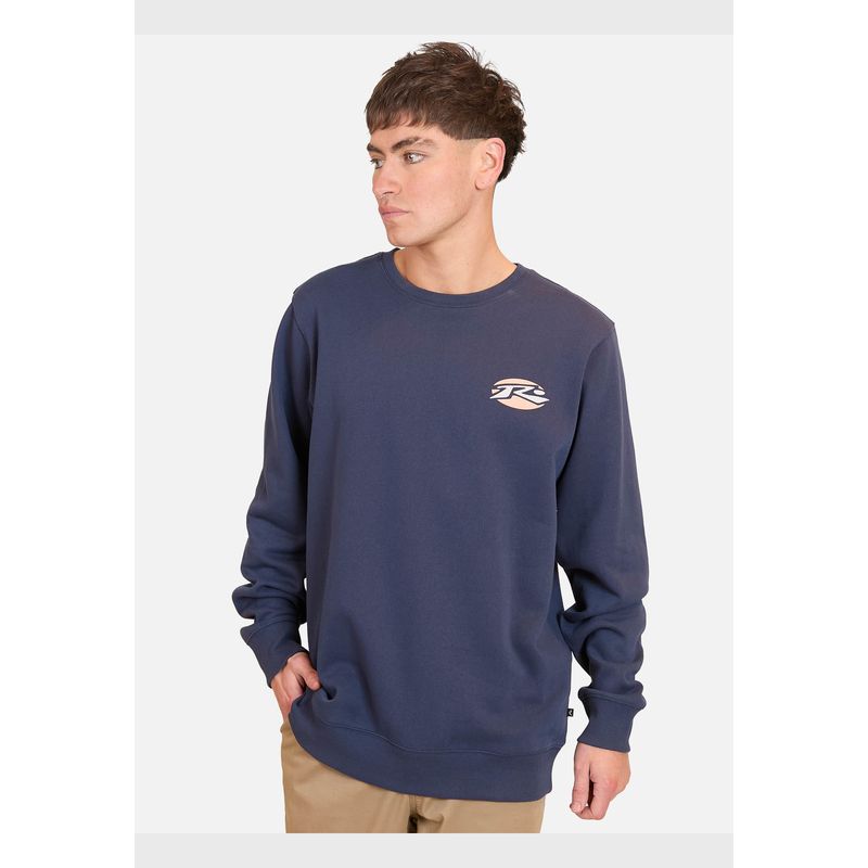 RUSTY - Poleron CR Rusty Surfboards Azul Hombre Rusty