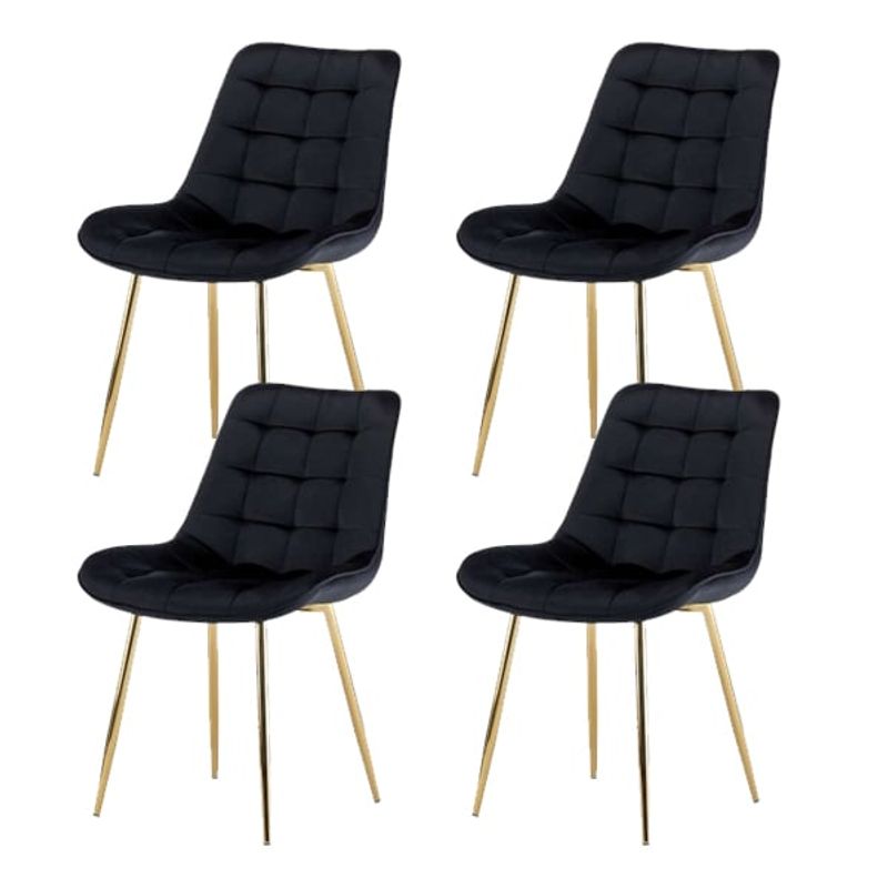 CORI CORI - Pack 4 Sillas Capitonne Top Gold Negras