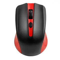 DBLUE - Mouse Optico Inalámbrico Puerto USB Rojo