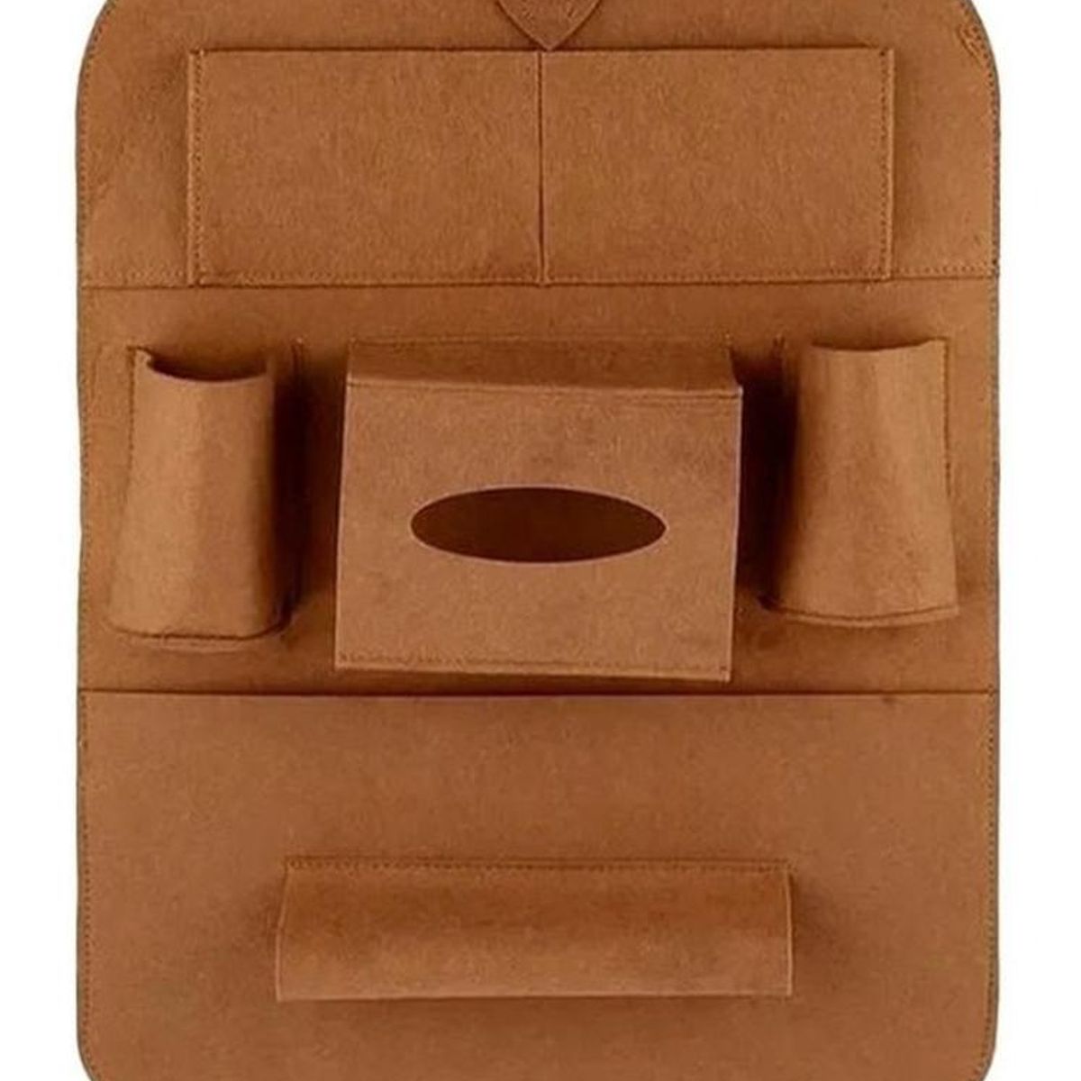 GENERICO - Bolso Organizador Para Asiento Trasero De Auto - Cafe