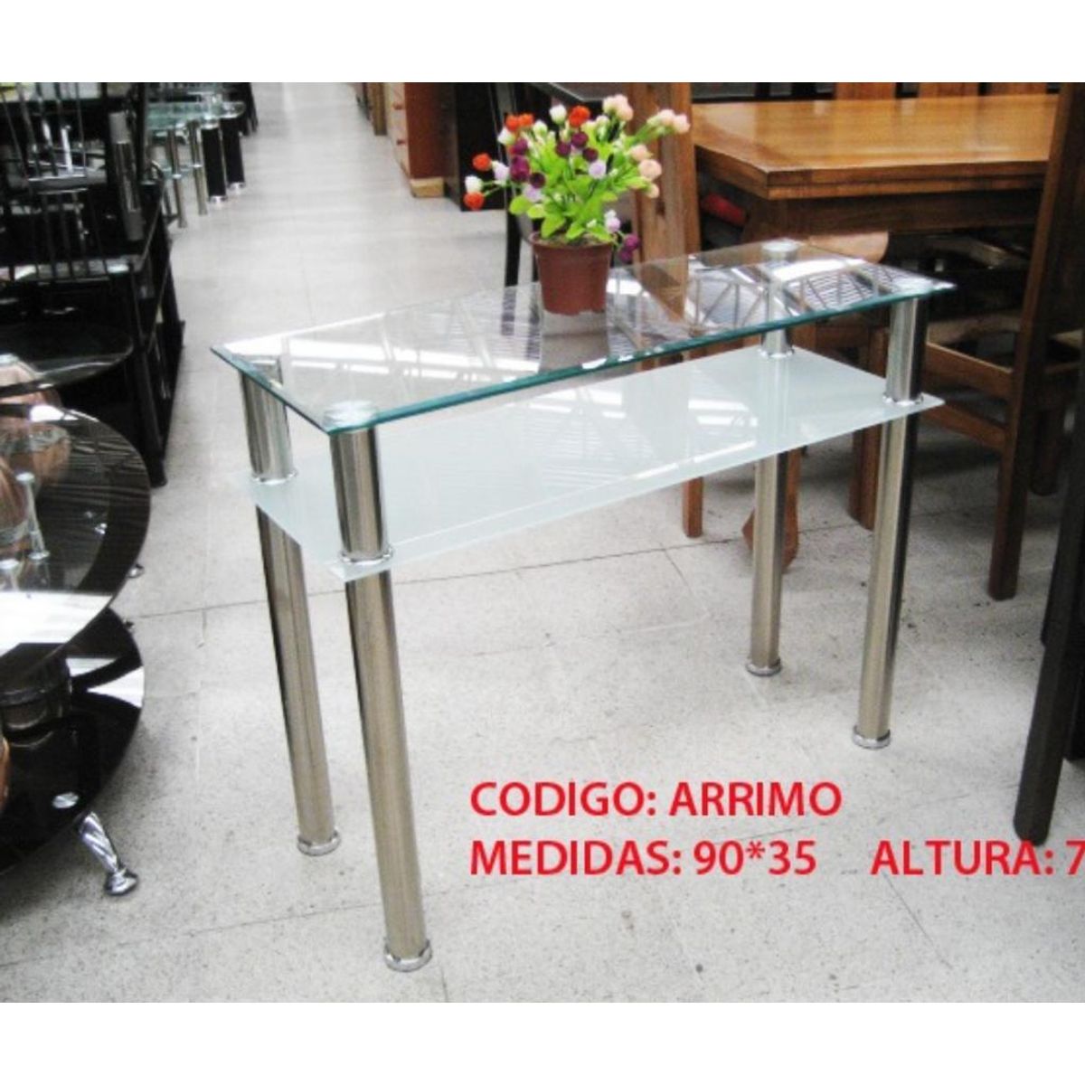 OEM - Arrimo de vidro Templado Transparente