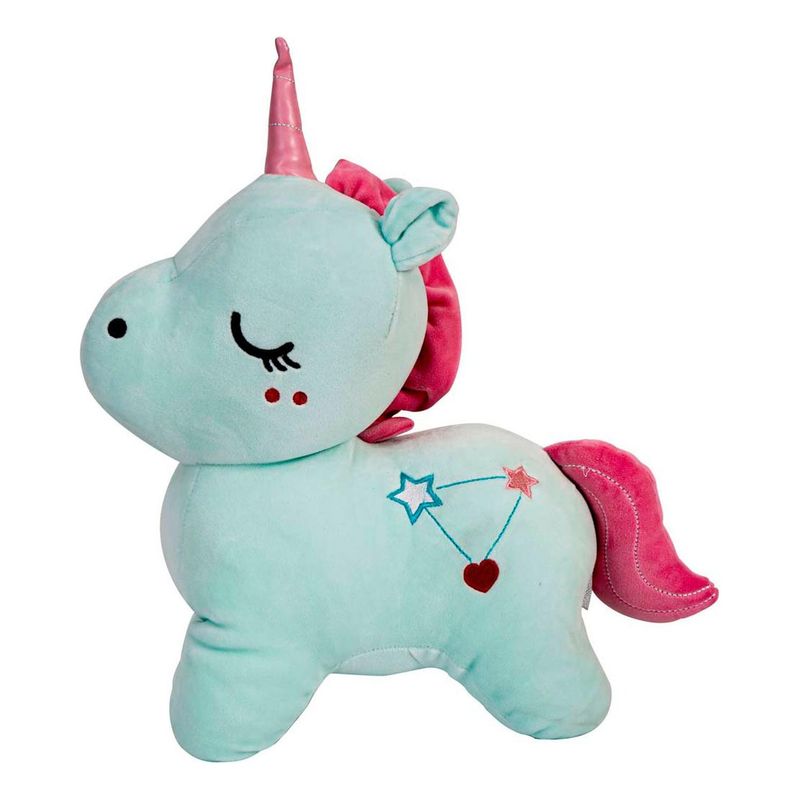 GENERICO - Unicornio Pony De Peluche Super Suave Felpa Colores Pasteles - Verde