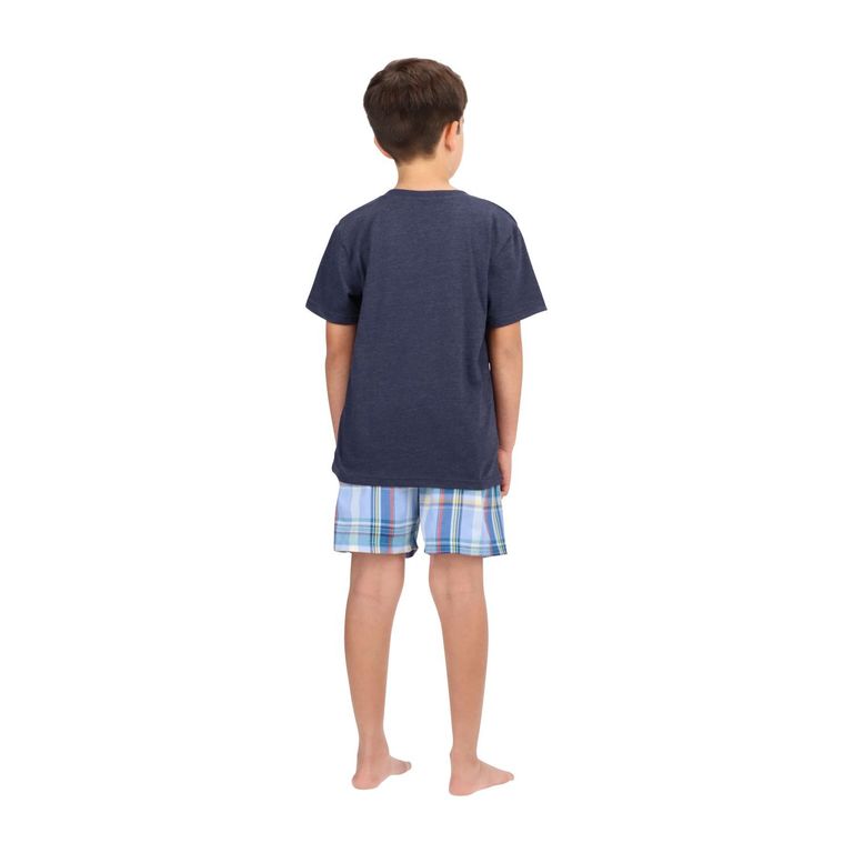 Pijama corto Infantil Azul Mota.- Azul 8