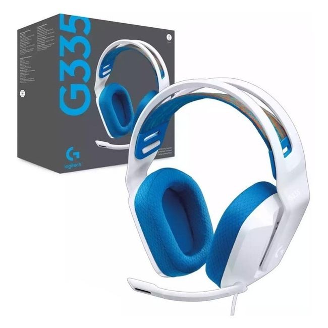 LOGITECH - Audifono Gamer Logitech G335 White Pc/ps4/switch/xbox