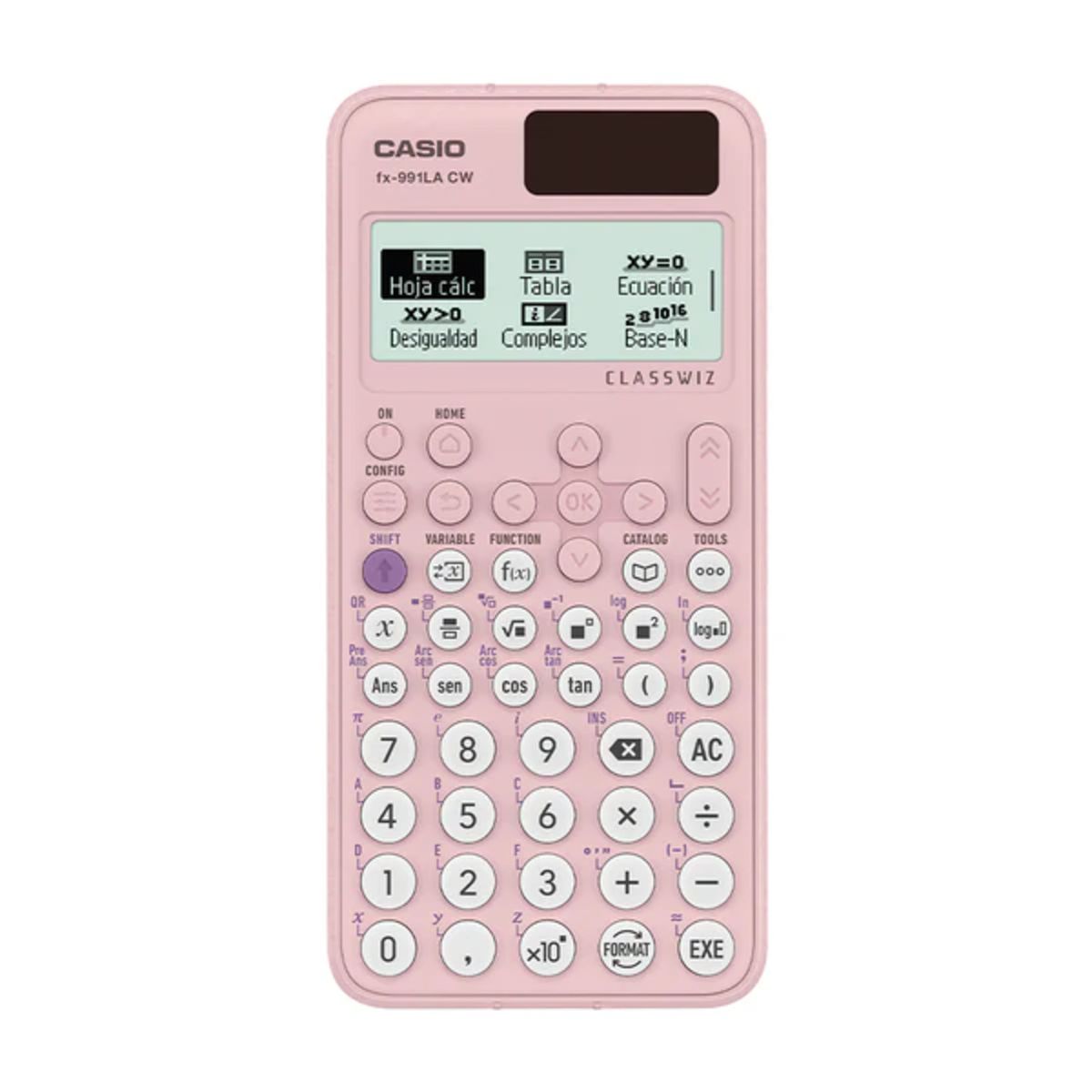 CASIO - Calculadora Científica Casio FX 991 LACW ClassWiz Rosa