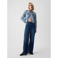 Jeans Wide Leg Mujer Azul