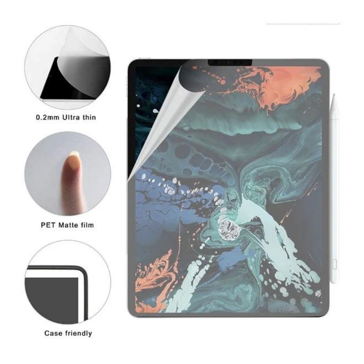 GENERICO - Lámina Mica PaperLike Sensación Papel Matte Para iPad Mini 4/5 7.9