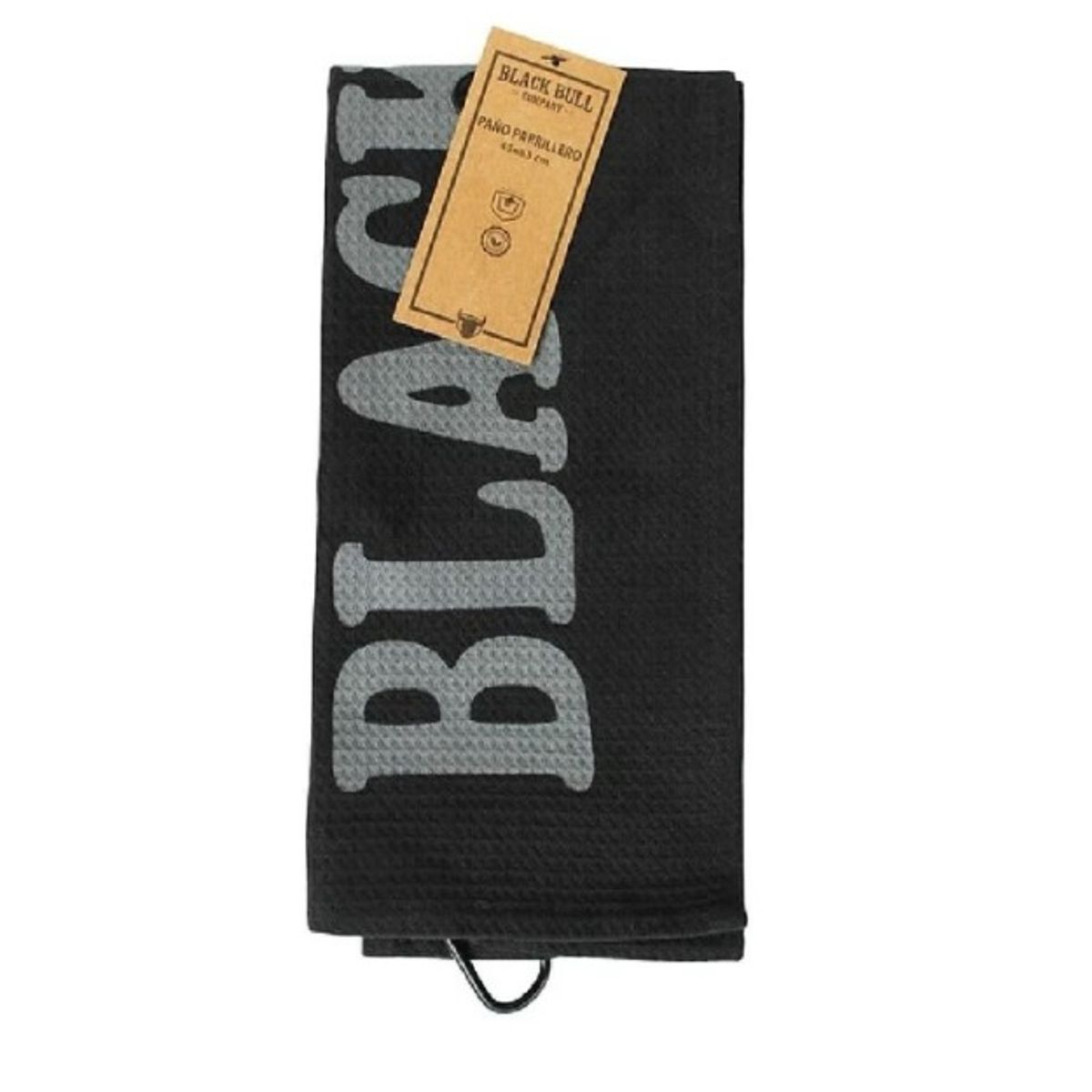 GENERICO - Paño Parrillero Black Bull Material Algodón De 62x46cm