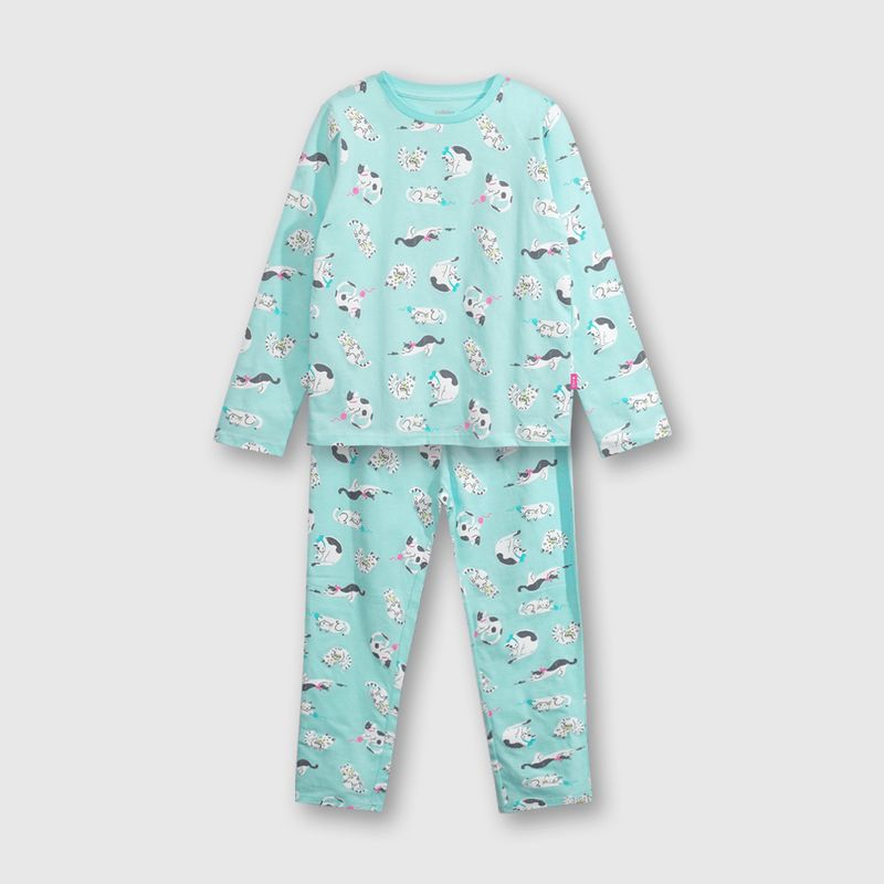 COLLOKY - Pijama Niña Celeste 54254 Colloky