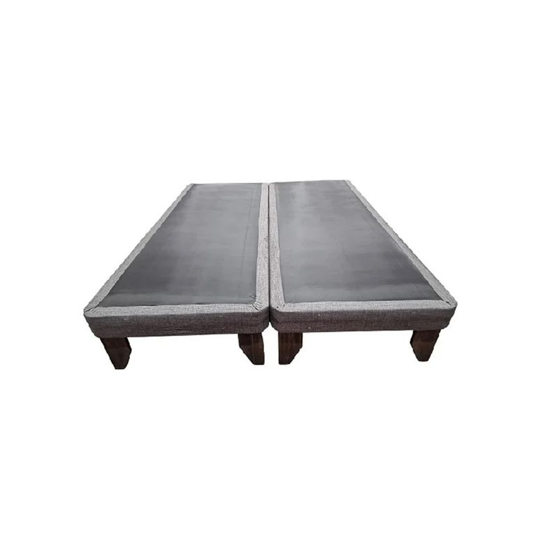 EBLA - Base De Cama Europea 2 Plazas Dividida 190 Cm Largo